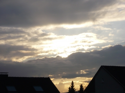 Wolkenstimmung in Iserlohn