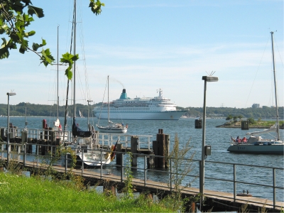 Einfahrt in die Kieler Schleuse