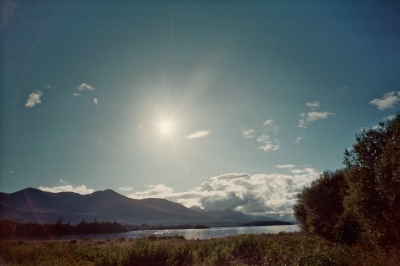 Lake in the sun