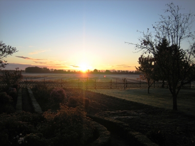 Sonnenaufgang im Oktober