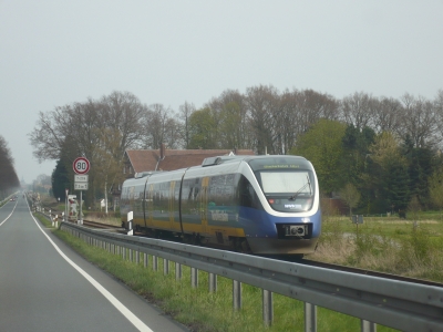 Ein Zug in Münsterland