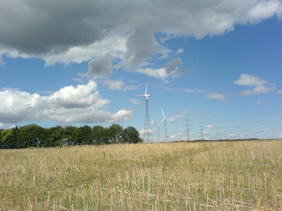 Wesseling, Wolken, Windräder