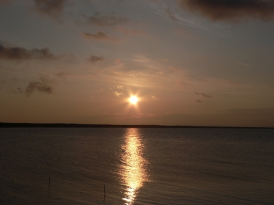 sonnenuntergang auf Rügen