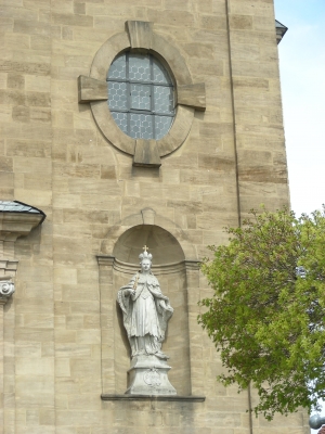 Statue an St. Bartholomäus in Buttenheim
