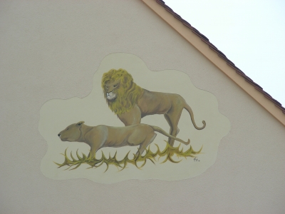 Löwe und Löwin