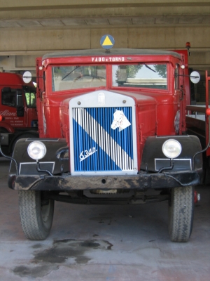 Altes italienisches Feuerwehrauto