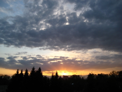 Sonnenuntergang über Troisdorf
