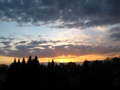 Sonnenuntergang über Troisdorf 6