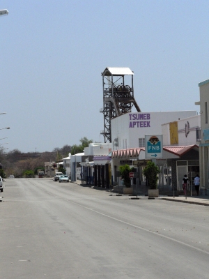 Tsumeb, eine Kleinstadt im Norden Namibias