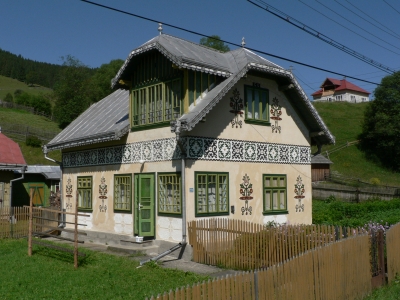 Typisches Haus in der Bukowina