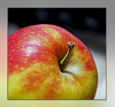 Apfel im Detail