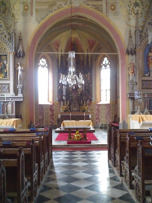 Siebenbrünner Kirche Altar