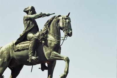 Detail des Maria-Theresia-Denkmal in Wien