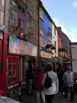 Innenstadt/Fußgängerzone von Galway, Irland