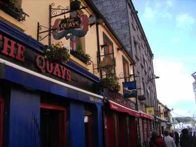 Innenstadt/Fußgängerzone von Galway, Irland