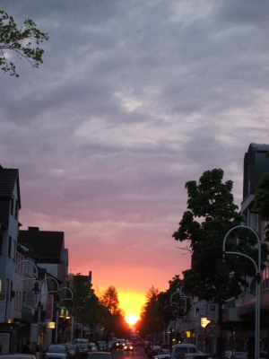 Sonnenuntergang über Troisdorf 14