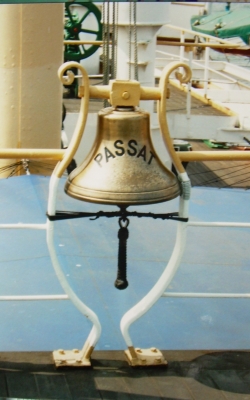 Glocke auf dem Segelschiff Passat