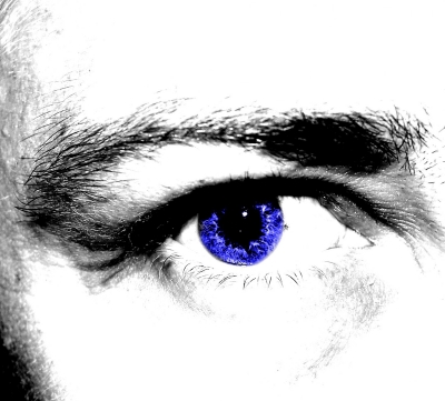 Blaues Auge