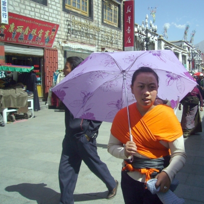 In der Altstadt von Lhasa