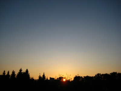 Sonnenuntergang über Troisdorf 32