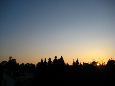 Sonnenuntergang über Troisdorf 34