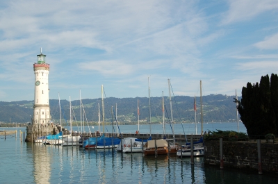 Leuchtturm an der Lindauer Hafeneinfahrt