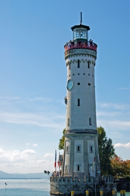 Leuchtturm an der Lindauer Hafeneinfahrt