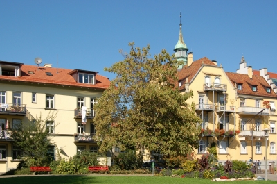 Entlang der Lindauer Altstadt-Seepromenade