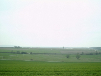 Flugzeug bei der Landung