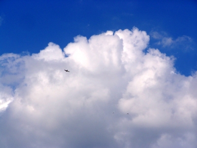 Flug in die Wolken 2