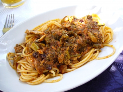 sizilianische Spaghetti