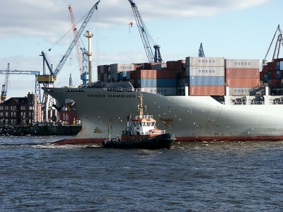 Hafenbild Hamburg