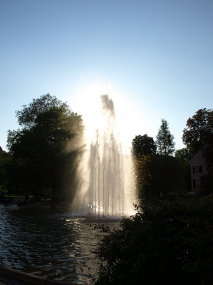 Brunnen in Baden-Baden Augustaplatz