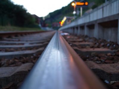 Bahnhof Weisenbach Schienen