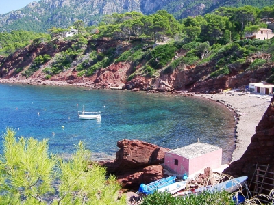 Port Canonge,Mallorca,kleines Schiff