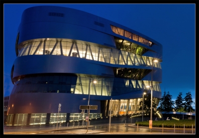 Das Merceds Benz Museum in Stuttgart