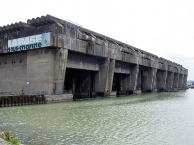 Deutscher U-Boot Bunker in Bordeaux
