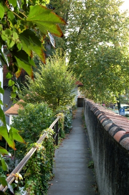 Auf der ehemaligen Stadtmauer Lindaus