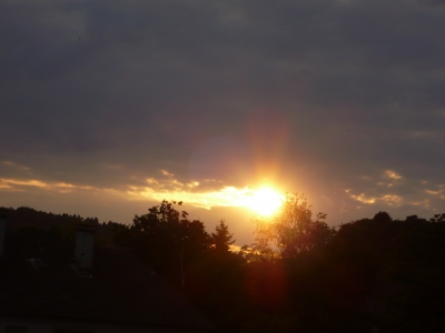 Sonnenuntergang in Oestrich Iserlohn