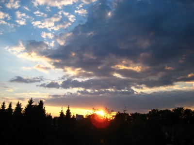 Sonnenuntergang über Troisdorf 36