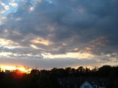 Sonnenuntergang über Troisdorf 37