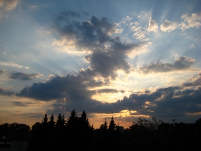 Sonnenuntergang über Troisdorf 42
