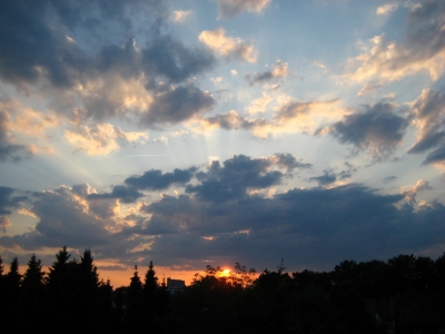 Sonnenuntergang über Troisdorf 46