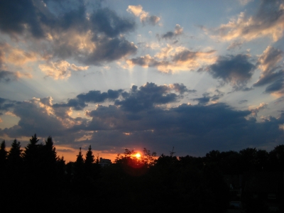 Sonnenuntergang über Troisdorf 48