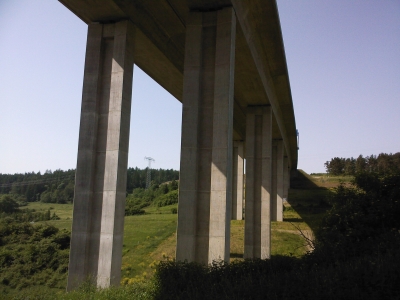 Autobahnbrücke Abfahrt Meiningen Nord