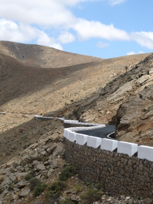 Bergstrasse auf Fuerteventura