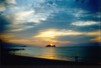 Borneo-Sonnenuntergang