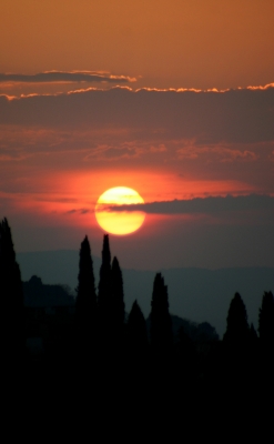 Sonnenuntergang Florenz