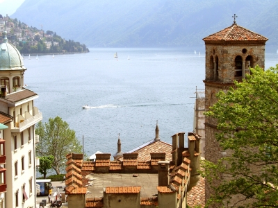 Lugano mit See