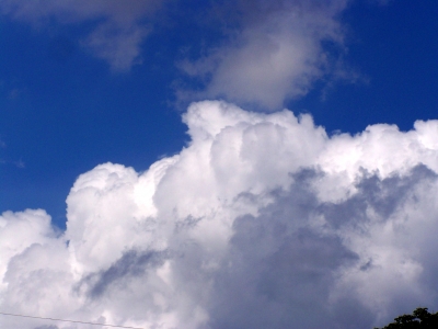 Mächtige Wolken